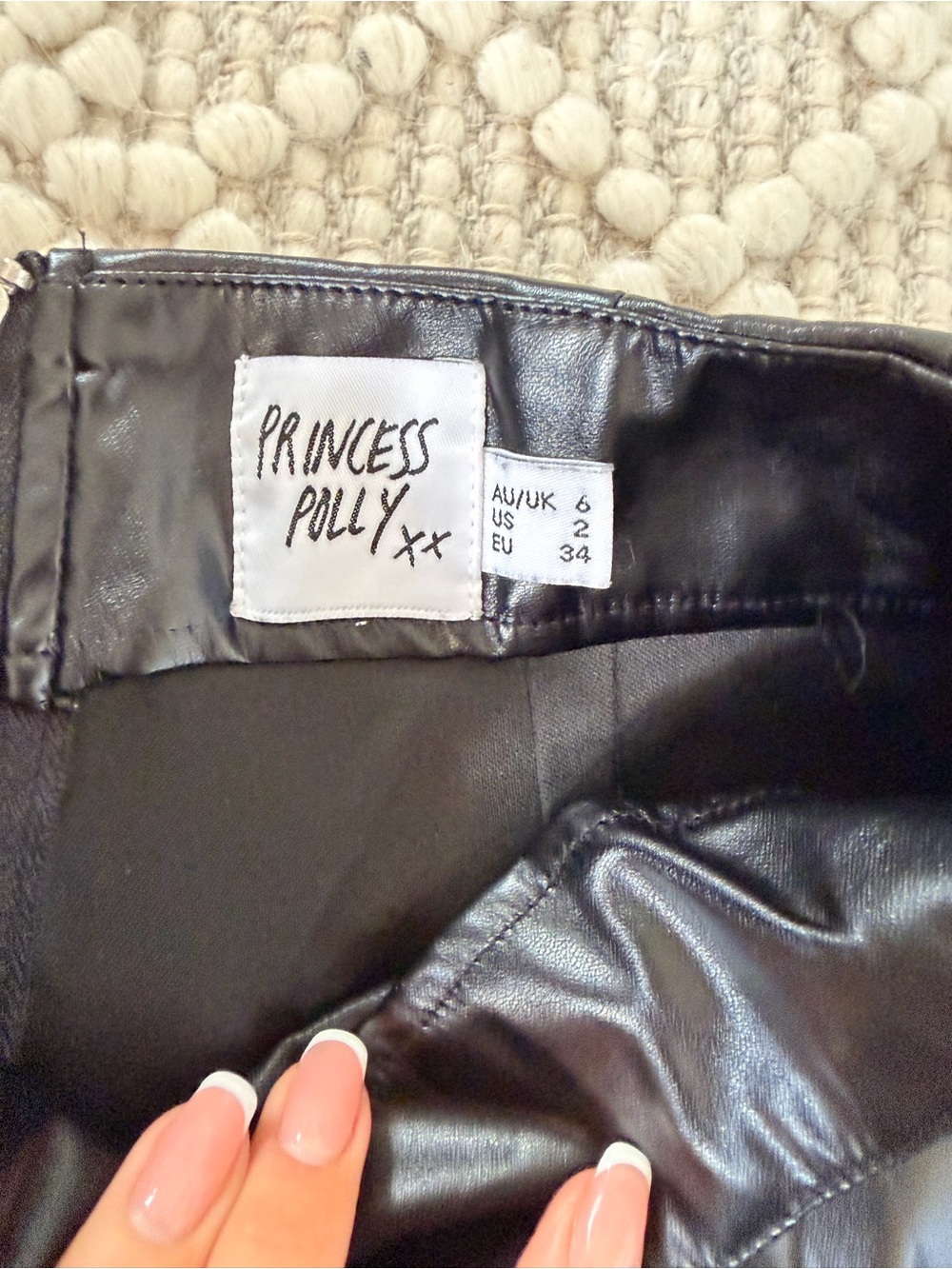 Princess Polly Lyra Pants - Faux Leather - Picture 4 of 5